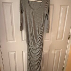 Marciano Silver Long Sleeve Dress
